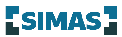 Imagem com o logo do sistema SIMAS (Efici&ecirc;ncia e qualidade  no monitoramento dos contratos  de gest&atilde;o).